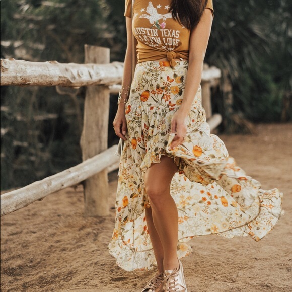 Spell Dresses & Skirts - *SOLD* Spell and the gypsy yellow sayulita skirt